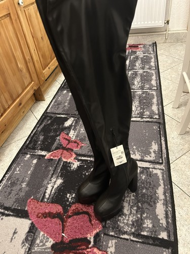 Overkneestiefel schwarz boots - schwarz,