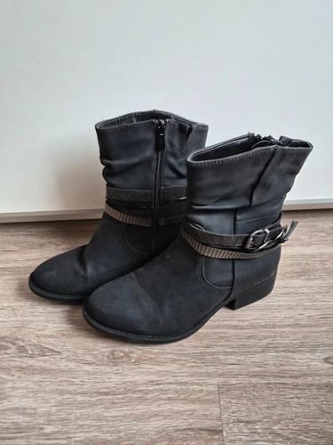 Schwarze damen stiefeletten - damen-stiefeletten, in