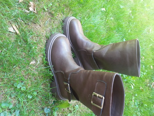 Kunstleder damen stiefel - kunstleder,