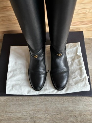 Bally stiefel schwarz leder - bally,