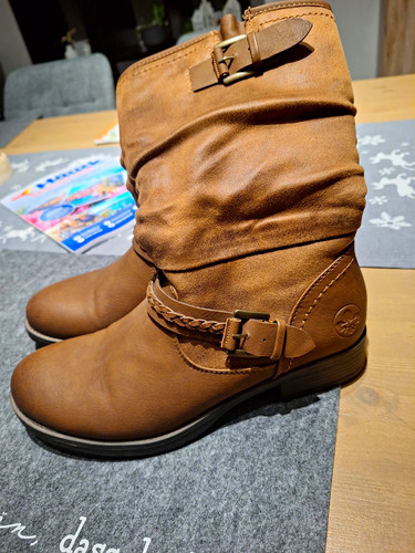 Rieker damen stiefel braun - stiefel,