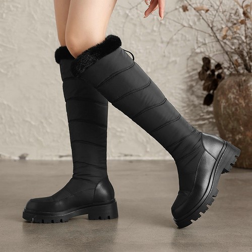 Damen kniehohe schneestiefel - kniehohe,