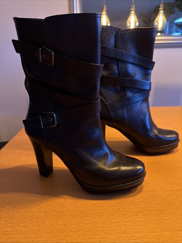 Högl stiefelette leder - högl,