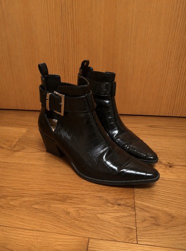 Zara stiefeletten schwarz - stiefeletten,
