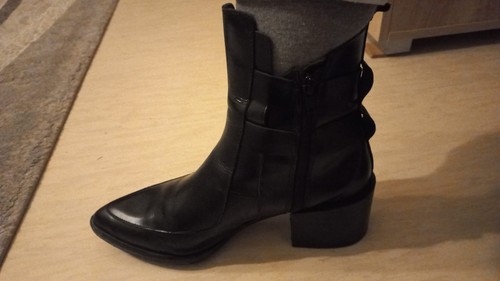 Zara lederstiefeletten - zara,